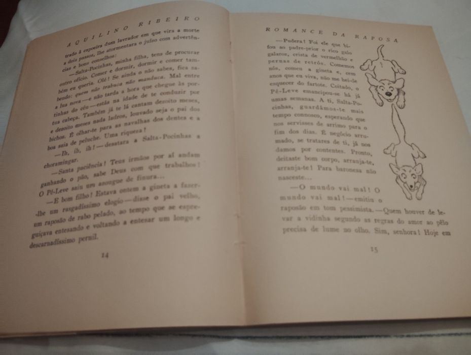 Livro Infantil Romance da Raposa Vintage