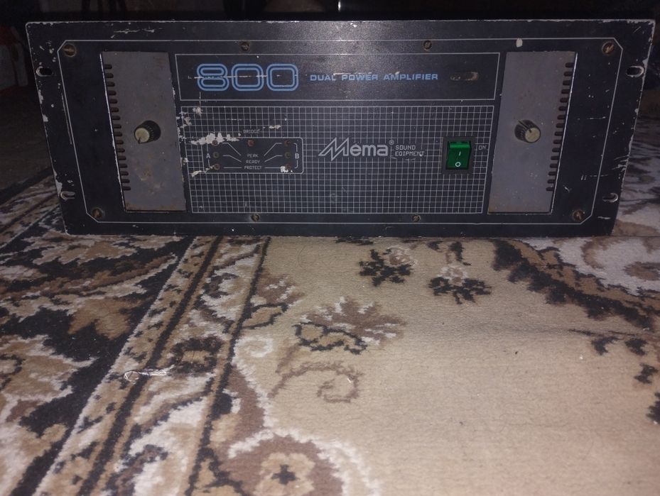 Усилитель мощности Mema CS-800 два канала по  400 ватт