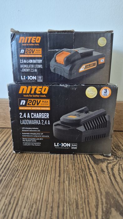 Niteo akumulator + ładowarka