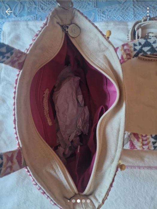 Bolsa em tecido Multicolor