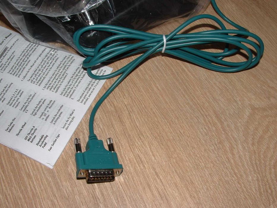 Nowa Kierownica do IBM PC Quickshot Pro Wheel Bolid Game Port