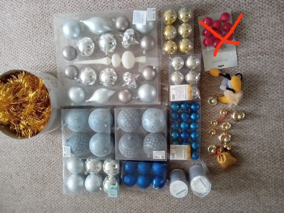 Новорічні прикраси комплект