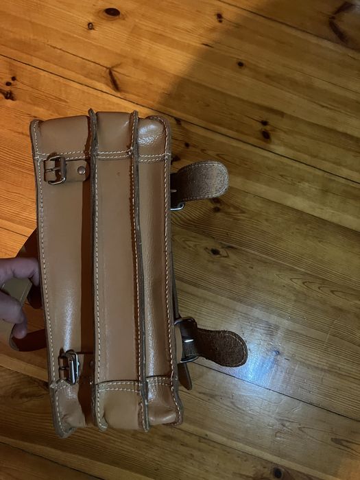 Torba, teczka ze skóry naturalnej - nowa
