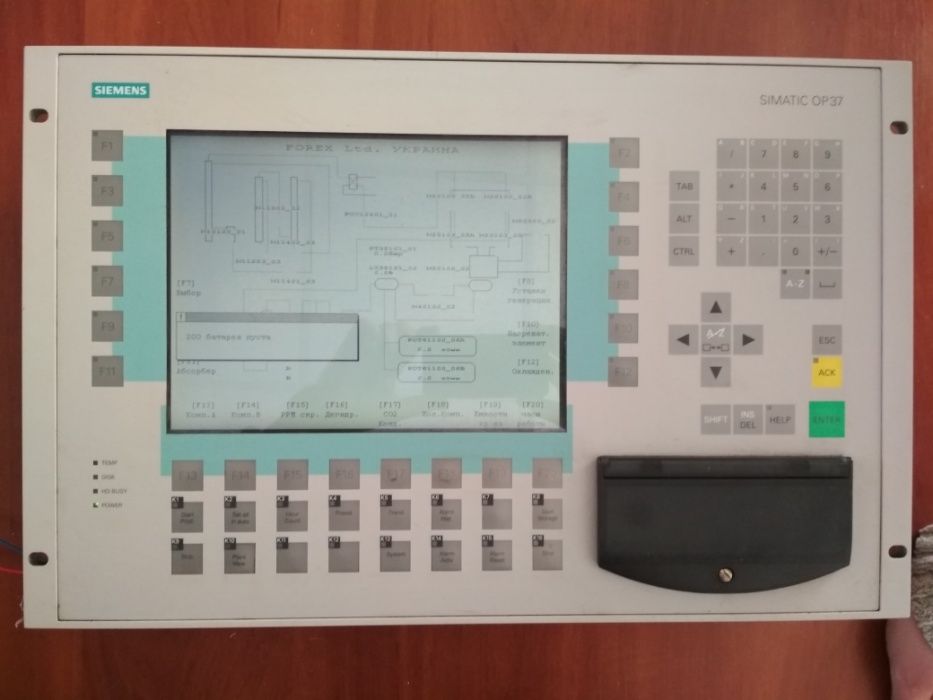 Панелі оператора Siemens OP37, MP270B, MP277