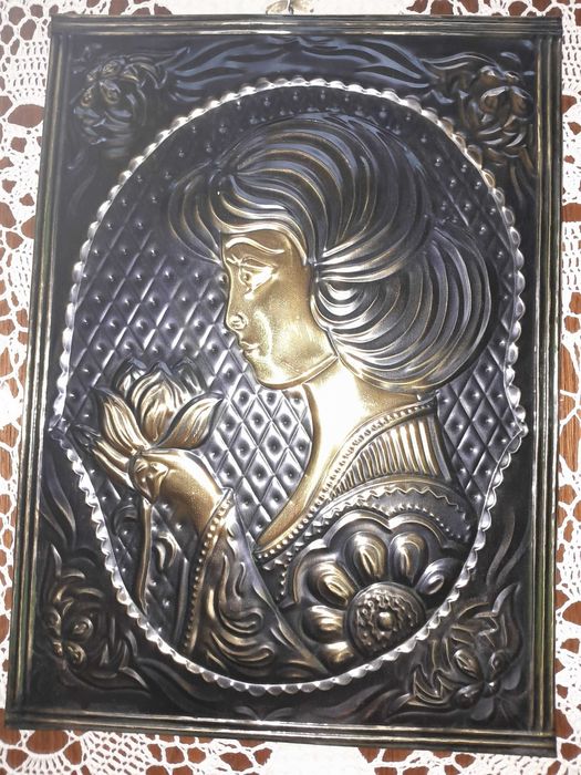 Художественная чеканка по латуни