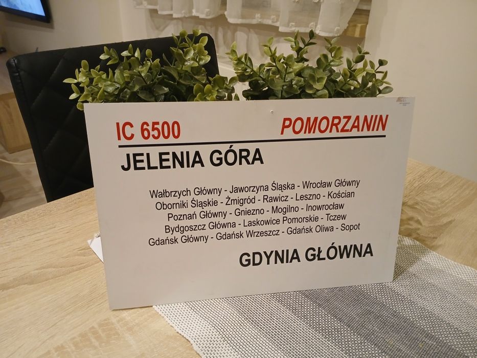 Tablice relacyjne PKP InterCity