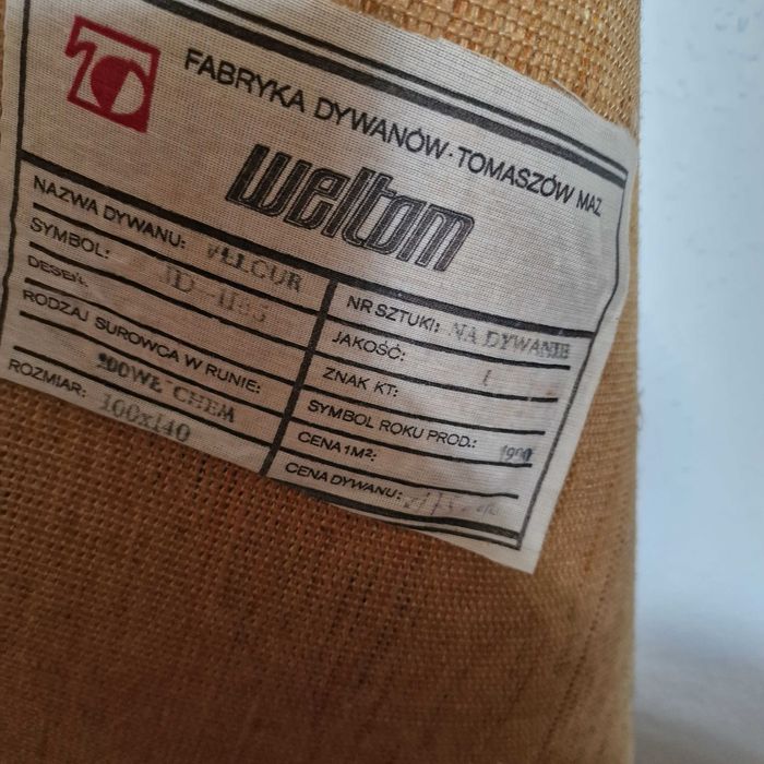 Dywan obraz ścienny kilimek słoneczniki PRL