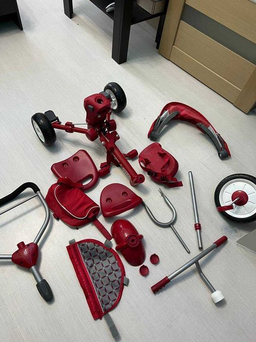 Детский складной велосипед-коляска Radio Flyer EZ Fold Stroll 'N Trike (трансформер 4-в-1)