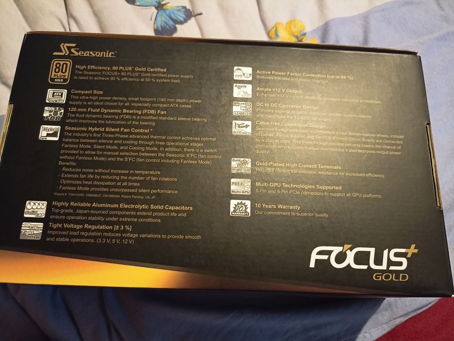 Блок живлення Seasonic FOCUS Plus Gold 550 FX.