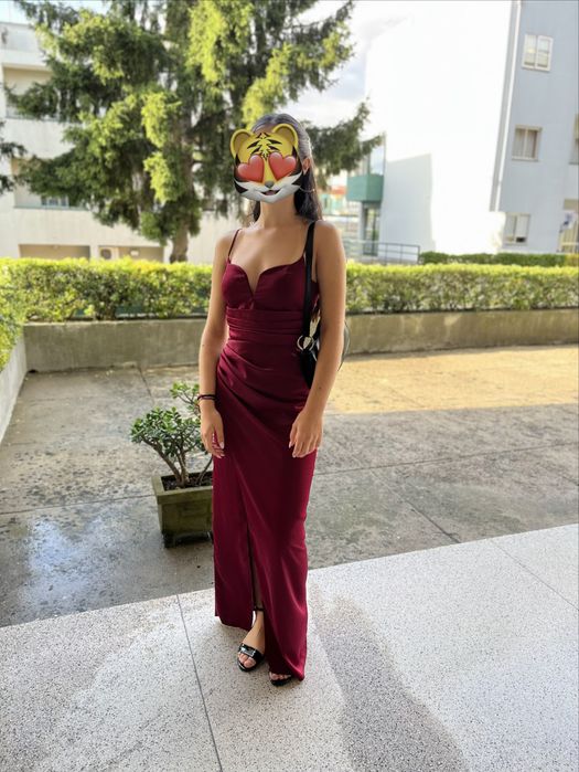 Vestido gala usado uma vez