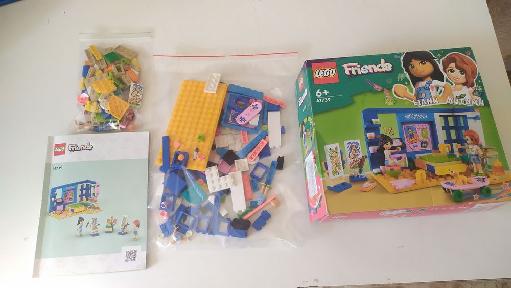 Lego Friends 41739 Кімната Ліан всі деталі