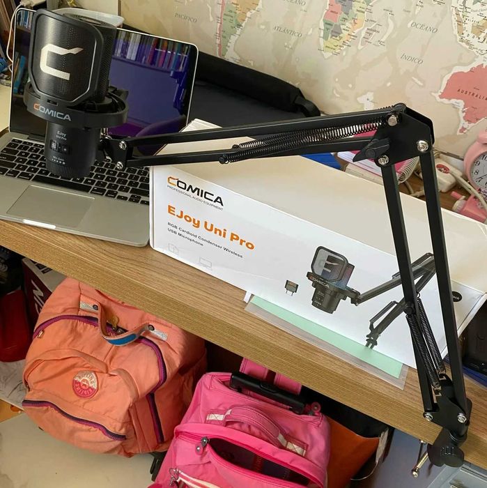 Мікрофон високочутливий COMICA EJoy Uni Pro - студ микрофон на штативе