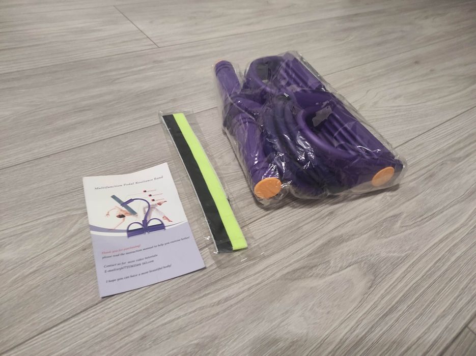 Ekspander do ćwiczeń taśmy oporowe fioletowe