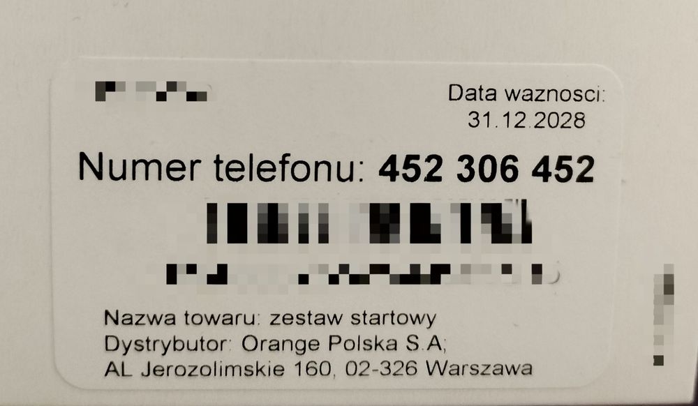 Złoty numer telefonu unikat
