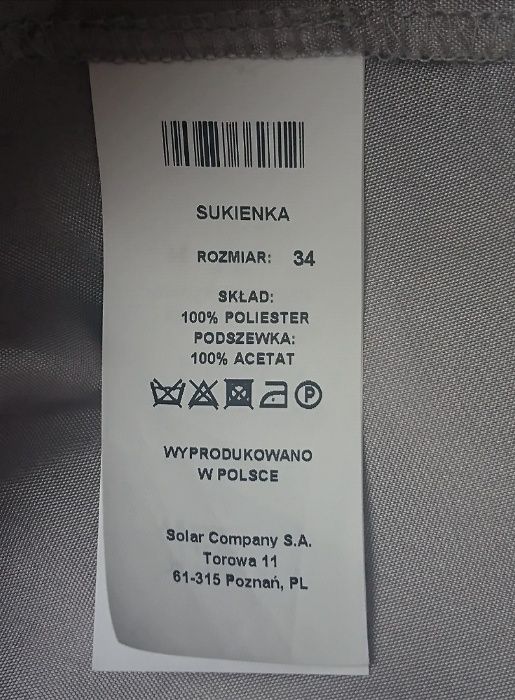 sukienka rozkloszowana SOLAR