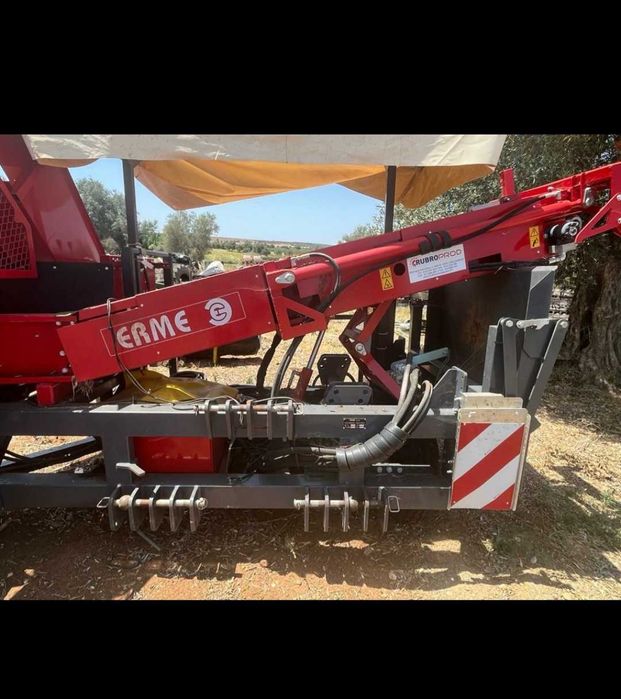 Máquina de recolha de alhos