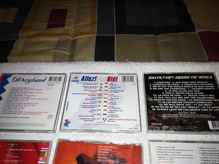torneios de futebol (mundial, europeu, mundialito praia) cds raros