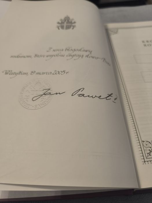 Biblia , pismo święte starego i nowego testamentu