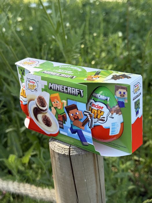 Kinder Joy 3x20g Edycja Limitowana Minecraft 12szt box prezent