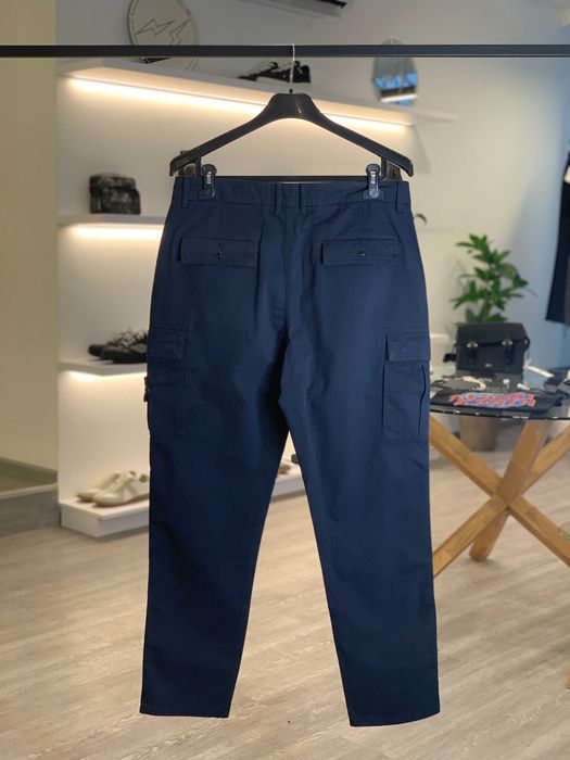 Штани STONE ISLAND 22FW Cargo Pants Dark Blue SI0277-DBL