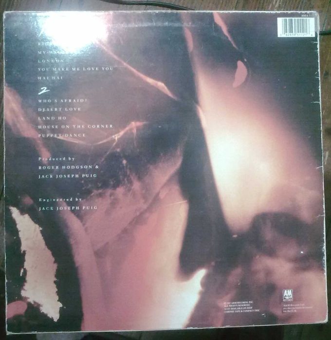 Roger Hodgson "Hai Hai" + Robbie Nevil "Wot's it To Ya"