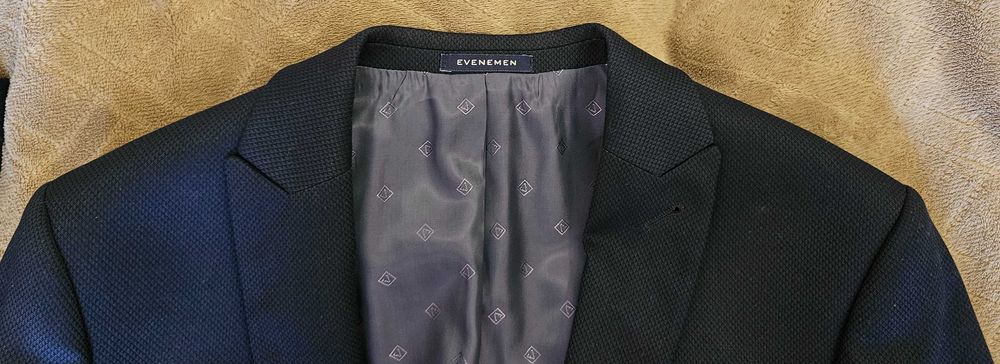 Garnitur męski ciemny granat 170-175 cm