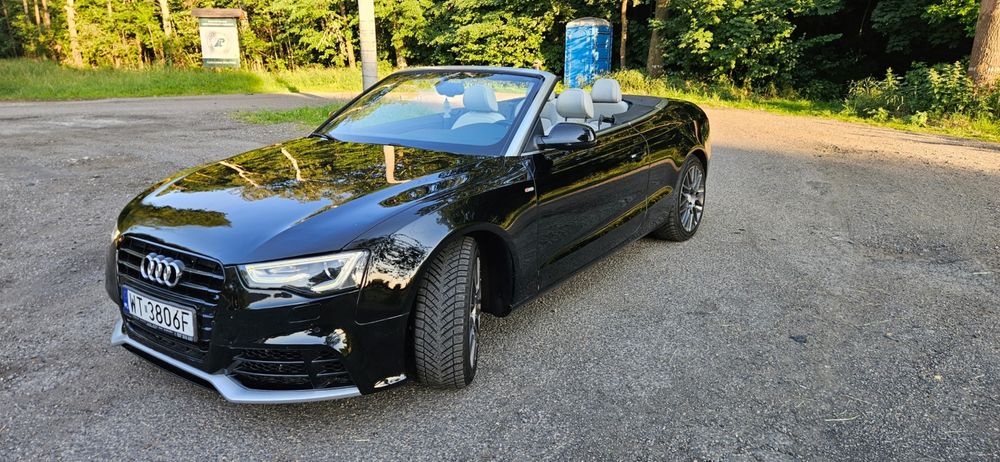 Audi A5 Cabrio 2.0 T 225KM Quattro | Prywatnie |  Bogate Wyposażenie | Zadbana  | S-tronic |