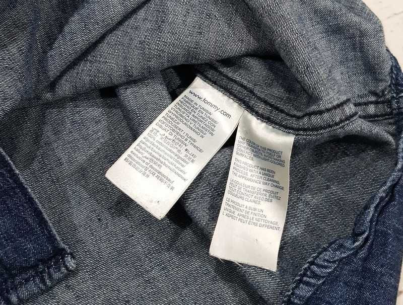 Tommy Hilfiger * koszula * napy * jeans * męska * XXL