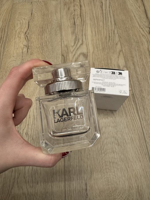 Puste opakowanie i flakon po perfumach Karl Lagerfeld 45ml