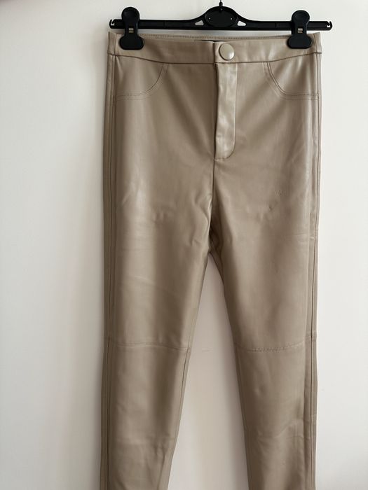 Штани з екошкіри zara