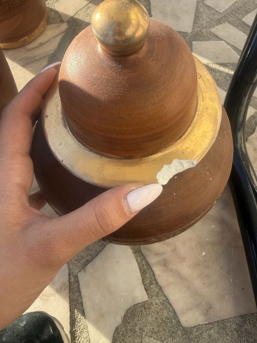 Potes decoração antigos