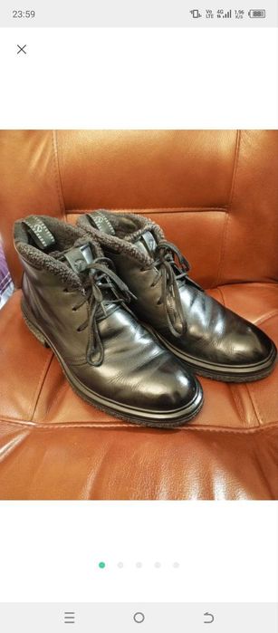 ECCO crep tray 43 ботинки мужские
