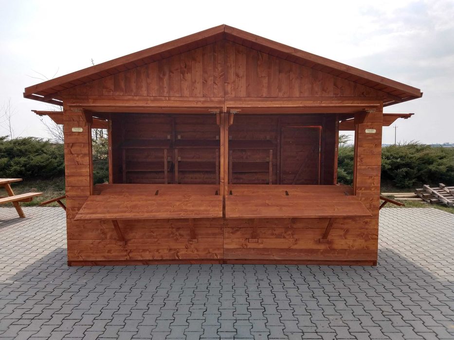 domek handlowy kiosk stragan warzywniak