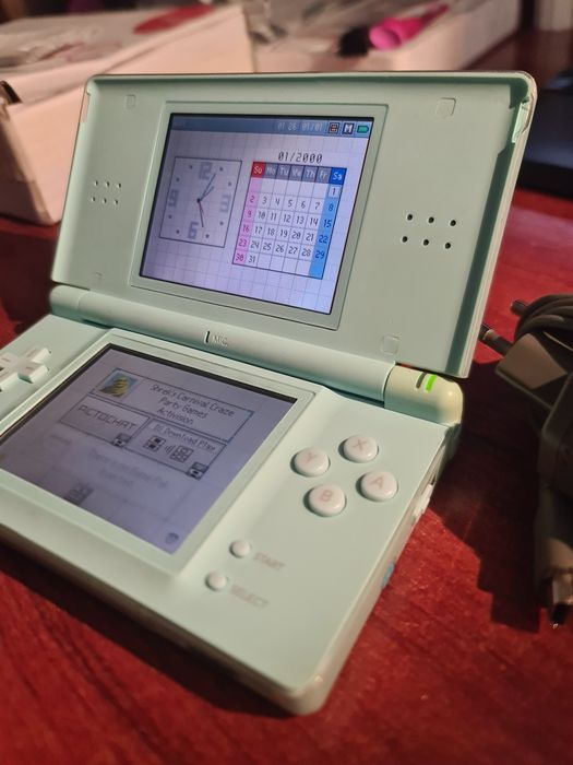 Nintendo ds lite verde agua