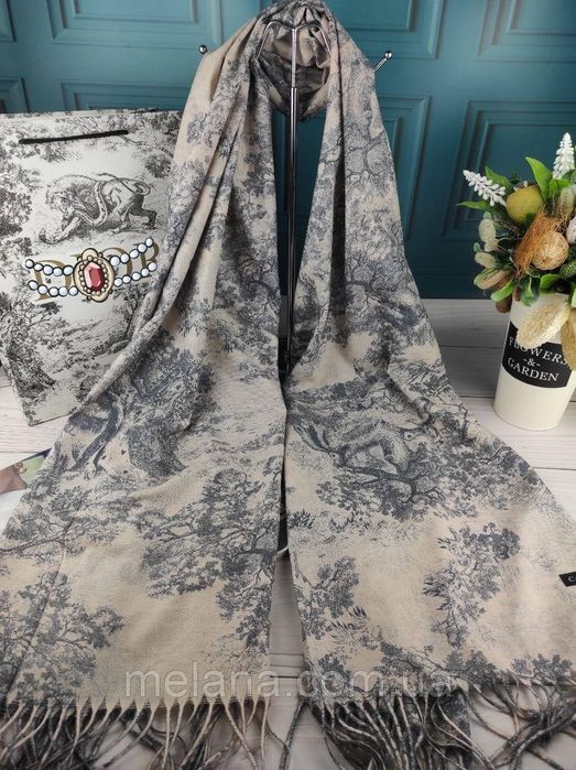 Кашемировый палантин шарф платок Cashmere жіночий шарф хустка