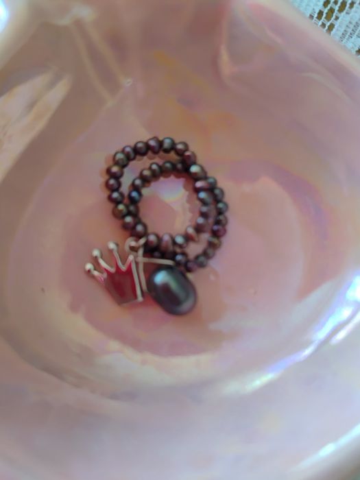 Długi naszyjnik z pereł naturalnych słodkowodnych