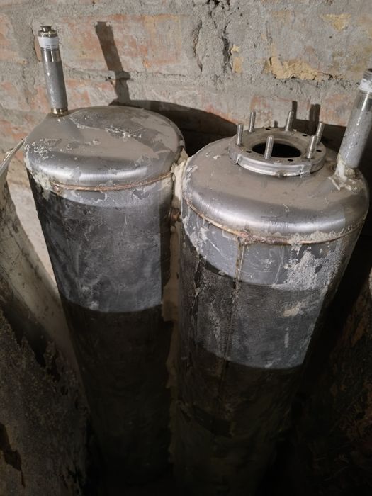 Металевий бак з бойлера