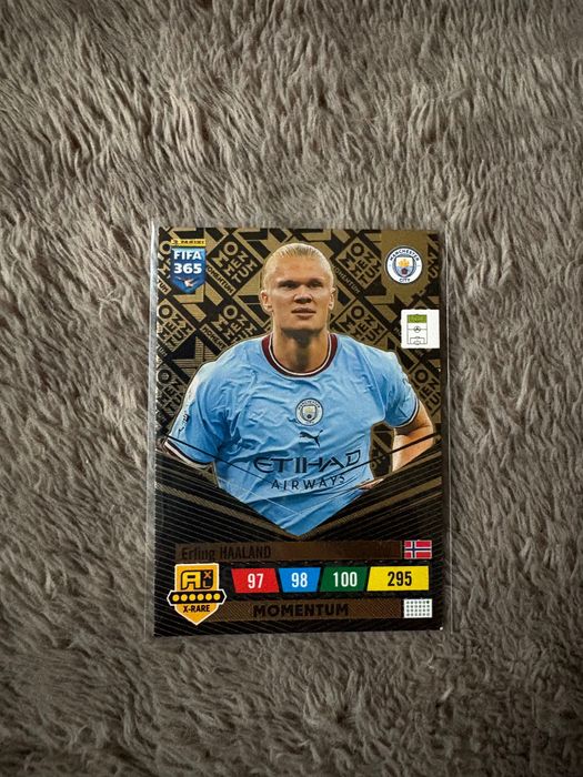 Karta panini momentum Haaland