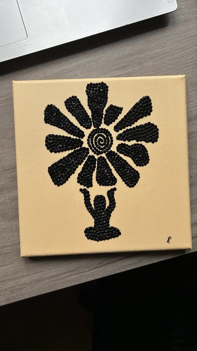 Quadro feito à mão - Arte com pedras