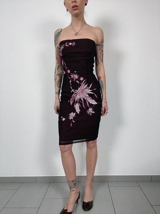 Sukienka bez ramiączek XS S