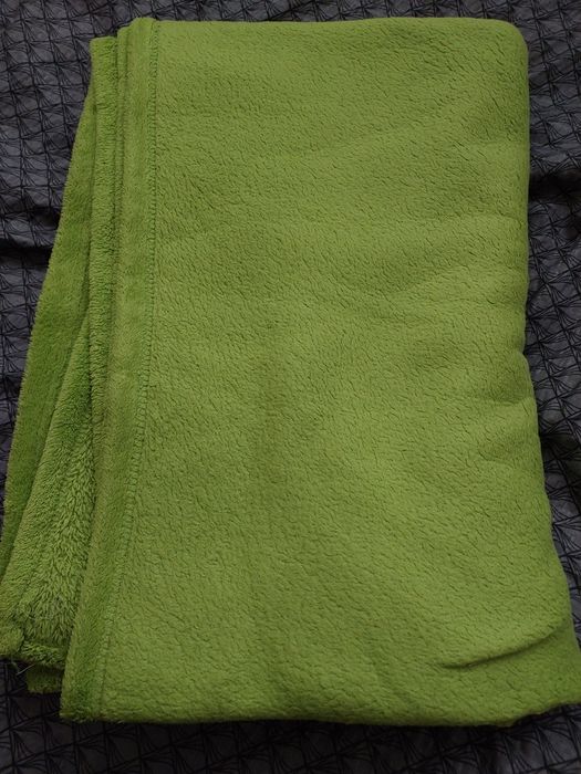 Koc, narzuta zielona 250x140