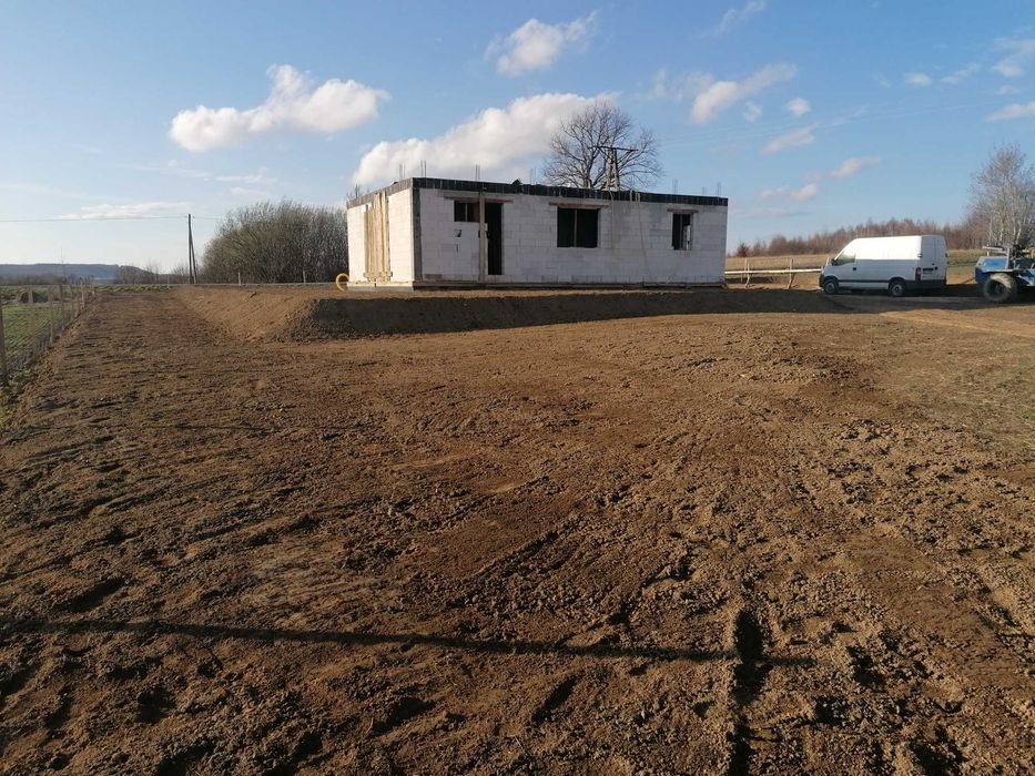 Prace ziemne,wykopy,nasypy,usługi koparką,wozidło,utwardzenie dróg