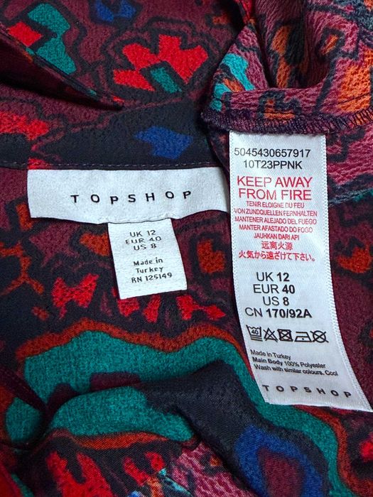 Сукня жіноча максі Topshop 46 (UK12) розмір приталена з довгим рукавом та розрізами по боках в стилі бохо вінтаж нарядна
