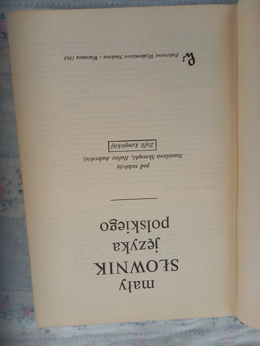 Mały słownik języka polskiego