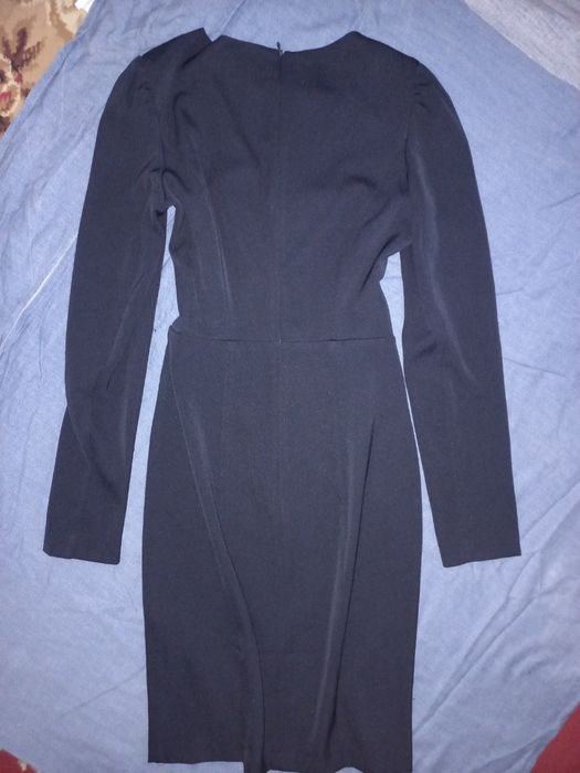 Класична темно синя сукня