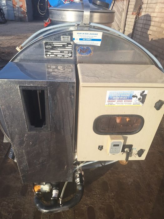 Dojarka SAC i Zbiornik na mleko JAPY 1700L samomyjący z odzyskiem ciep