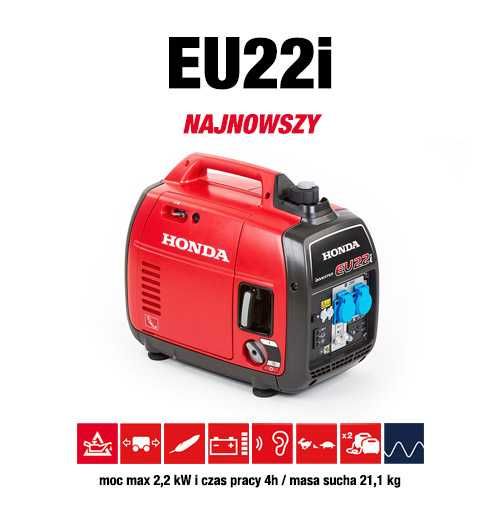 NOWY Agregat inwerterowy HONDA EU22i Przenośny! 2.2kW!