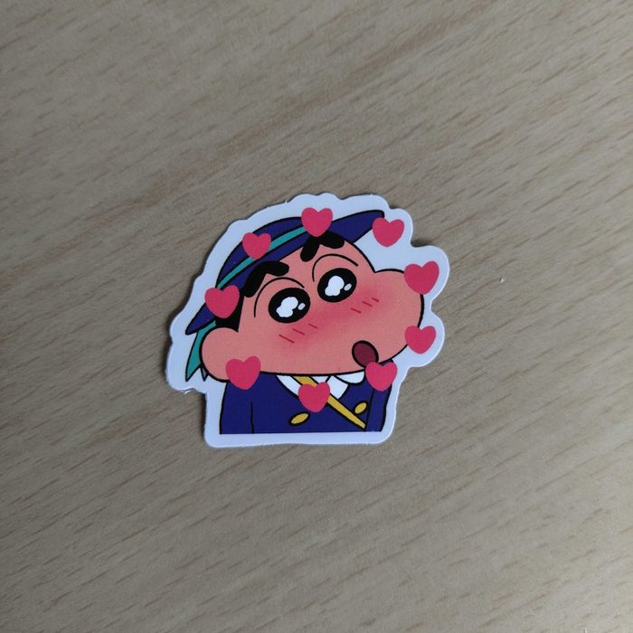 100 Autocolantes Adesivos Stickers Shin Chan