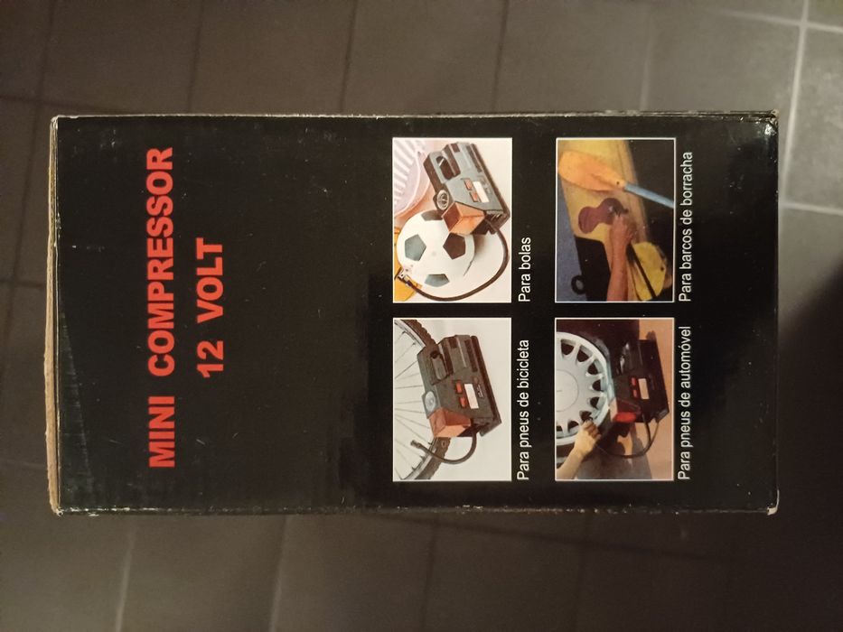 Novo na Caixa - Mini Compressor 250 PSI 12V Sady