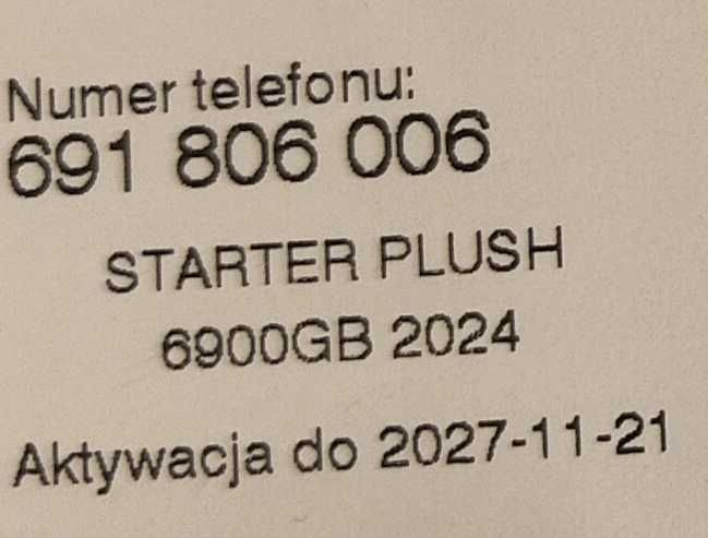 Złoty łatwy numer 8.0.6.0.0.6